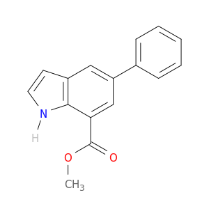 Methyl 5-phenyl-1H-indole-7-carboxylate