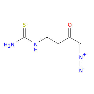 Thiourea, (4-diazo-3-oxobutyl)-