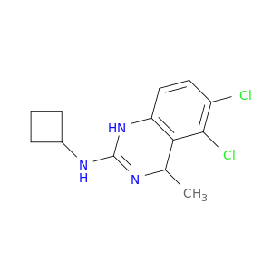 2-Quinazolinamine, 5,6-dichloro-N-cyclobutyl-1,4-dihydro-4-methyl-