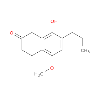 2(1H)-Naphthalenone, 3,4-dihydro-8-hydroxy-5-methoxy-7-propyl-