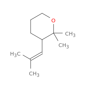 2H-Pyran, tetrahydro-2,2-dimethyl-3-(2-methyl-1-propenyl)-