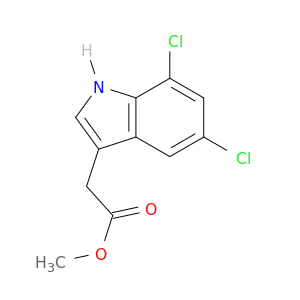 1H-Indole-3-acetic acid, 5,7-dichloro-, methyl ester