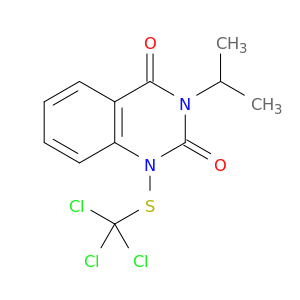 2,4(1H,3H)-Quinazolinedione, 3-(1-methylethyl)-1-[(trichloromethyl)thio]-