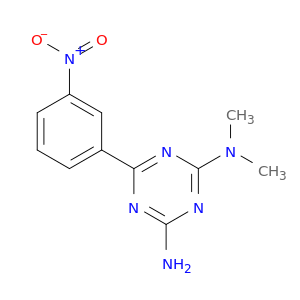 1,3,5-Triazine-2,4-diamine, N,N-dimethyl-6-(3-nitrophenyl)-