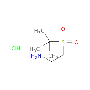 2-(2-aminoethanesulfonyl)-2-methylpropane hydrochloride