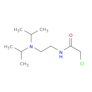 Acetamide, N-[2-[bis(1-methylethyl)amino]ethyl]-2-chloro-
