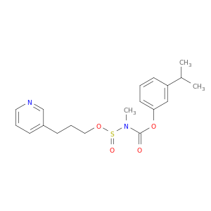 METHYL((3-(PYRIDIN-3-YL)PROPOXY)SULFINYL)CARBAMIC ACID 3-(ISOPROPYL)PHENYL ESTER