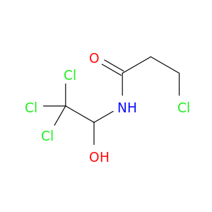 Propanamide, 3-chloro-N-(2,2,2-trichloro-1-hydroxyethyl)-