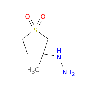 (3-甲基-1,1-二氧化四氢-3-噻吩基)肼 1HCL