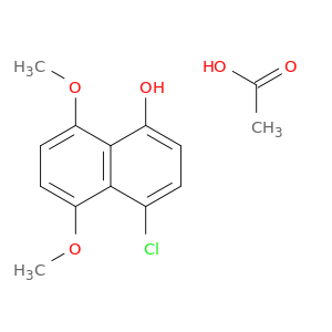 1-Naphthalenol, 4-chloro-5,8-dimethoxy-, acetate