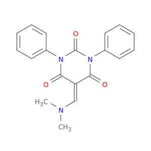 2,4,6(1H,3H,5H)-Pyrimidinetrione, 5-[(dimethylamino)methylene]-1,3-diphenyl-