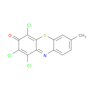3H-Phenothiazin-3-one, 1,2,4-trichloro-7-methyl-