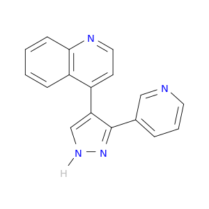 Quinoline,4-[3-(3-pyridinyl)-1H-pyrazol-4-yl]-