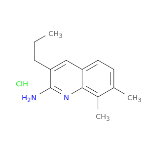 2-Amino-7,8-dimethyl-3-propylquinoline hydrochloride