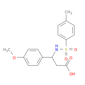 3-(4-Methoxyphenyl)-3-(4-methylphenylsulfonamido)propanoic acid