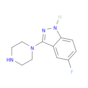 1H-Indazole, 5-fluoro-3-(1-piperazinyl)-