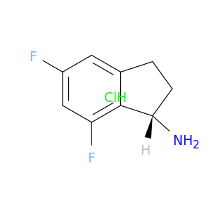 (S)-5,7-二氟-2,3-二氢-1H-茚-1-胺盐酸盐