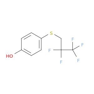 Phenol, 4-[(2,2,3,3,3-pentafluoropropyl)thio]-