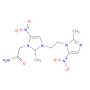 1H-Imidazole-1-acetamide,2-methyl-N-[2-(2-methyl-5-nitro-1H-imidazol-1-yl)ethyl]-5-nitro-