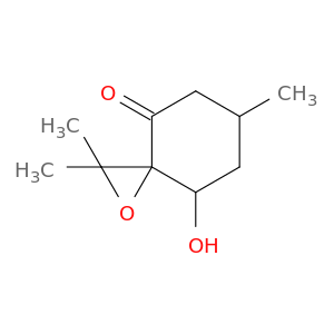 1-Oxaspiro[2.5]octan-4-one, 8-hydroxy-2,2,6-trimethyl-