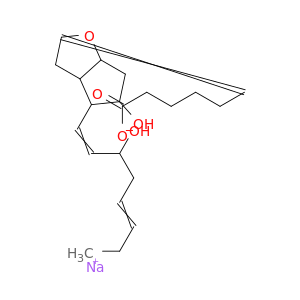 Prosta-5,13,​​17-三酸甲,6,9-环氧-11,15-二羟基-,单钠盐,(5Z,9α,11α,13E,15s,17z)-