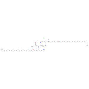 Acetamide, N-[6-chloro-3,5-bis[[3-(dodecyloxy)propyl]amino]pyrazinyl]-