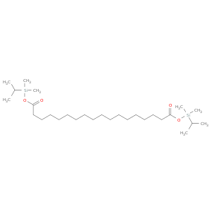 Octadecanedioic acid, bis[dimethyl(1-methylethyl)silyl] ester