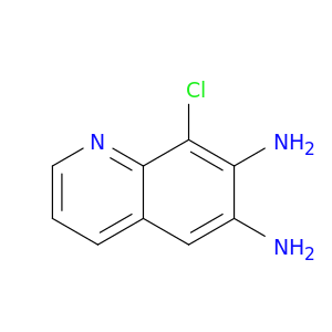 6,7-Quinolinediamine, 8-chloro-