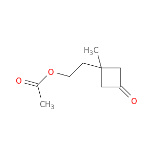 Cyclobutanone, 3-[2-(acetyloxy)ethyl]-3-methyl-