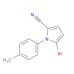 5-溴-1-(对-甲苯基)-1H-吡咯-2-氰基