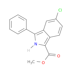 2H-Isoindole-1-carboxylic acid, 5-chloro-3-phenyl-, methyl ester