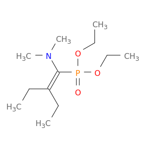 Phosphonic acid, [1-(dimethylamino)-2-ethyl-1-butenyl]-, diethyl ester