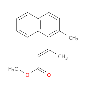 2-Butenoic acid, 3-(2-methyl-1-naphthalenyl)-, methyl ester, (Z)-