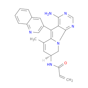 2-丙酰胺,N-[(8S)-4-氨基-8,9-二氢-6-甲基-5-(3-喹啉基)嘧啶[5,4-b]吲哚嗪-8-基]-
