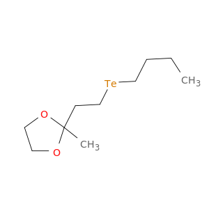 1,3-Dioxolane, 2-[2-(butyltelluro)ethyl]-2-methyl-
