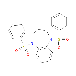 1H-1,5-Benzodiazepine, 2,3,4,5-tetrahydro-1,5-bis(phenylsulfonyl)-