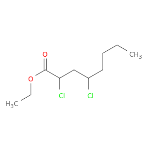 Octanoic acid, 2,4-dichloro-, ethyl ester