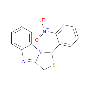 1h,3h-thiazolo(3,4-a)benzimidazole, 1-(2-nitrophenyl)-