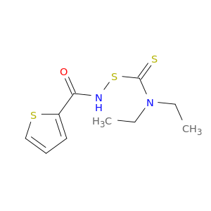 2-Thiophenecarboxamide, N-[[(diethylamino)thioxomethyl]thio]-