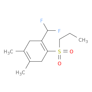 1,4-Cyclohexadiene, 1-(difluoromethyl)-4,5-dimethyl-2-(propylsulfonyl)-