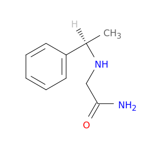 2-{[(1R)-1-phenylethyl]amino}acetamide