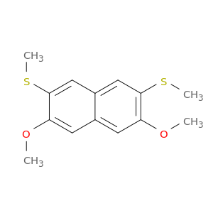 Naphthalene,2,7-dimethoxy-3,6-bis(methylthio)-