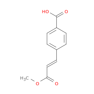 (E)-4-(3-甲氧基-3-氧代丙酸-1-烯-1-基)苯甲酸