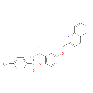 Benzamide,N-[(4-methylphenyl)sulfonyl]-3-(2-quinolinylmethoxy)-
