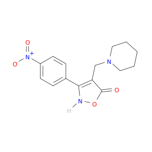 5(2H)-Isoxazolone, 3-(4-nitrophenyl)-4-(1-piperidinylmethyl)-