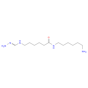 Hexanamide, N-(6-aminohexyl)-6-[(aminoiminomethyl)amino]-