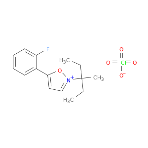 Isoxazolium, 2-(1-ethyl-1-methylpropyl)-5-(2-fluorophenyl)-, perchlorate(1:1)