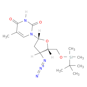 Thymidine, 3'-azido-3'-deoxy-5'-O-[(1,1-dimethylethyl)dimethylsilyl]-