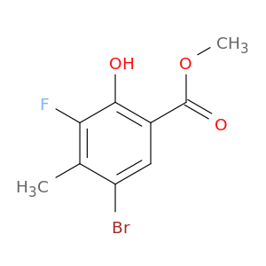 5-溴-3-氟-2-羟基-4-甲基苯甲酸甲酯