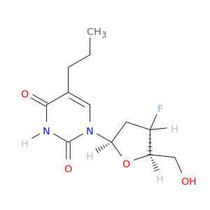 Uridine,2',3'-dideoxy-3'-fluoro-5-propyl- (9CI)